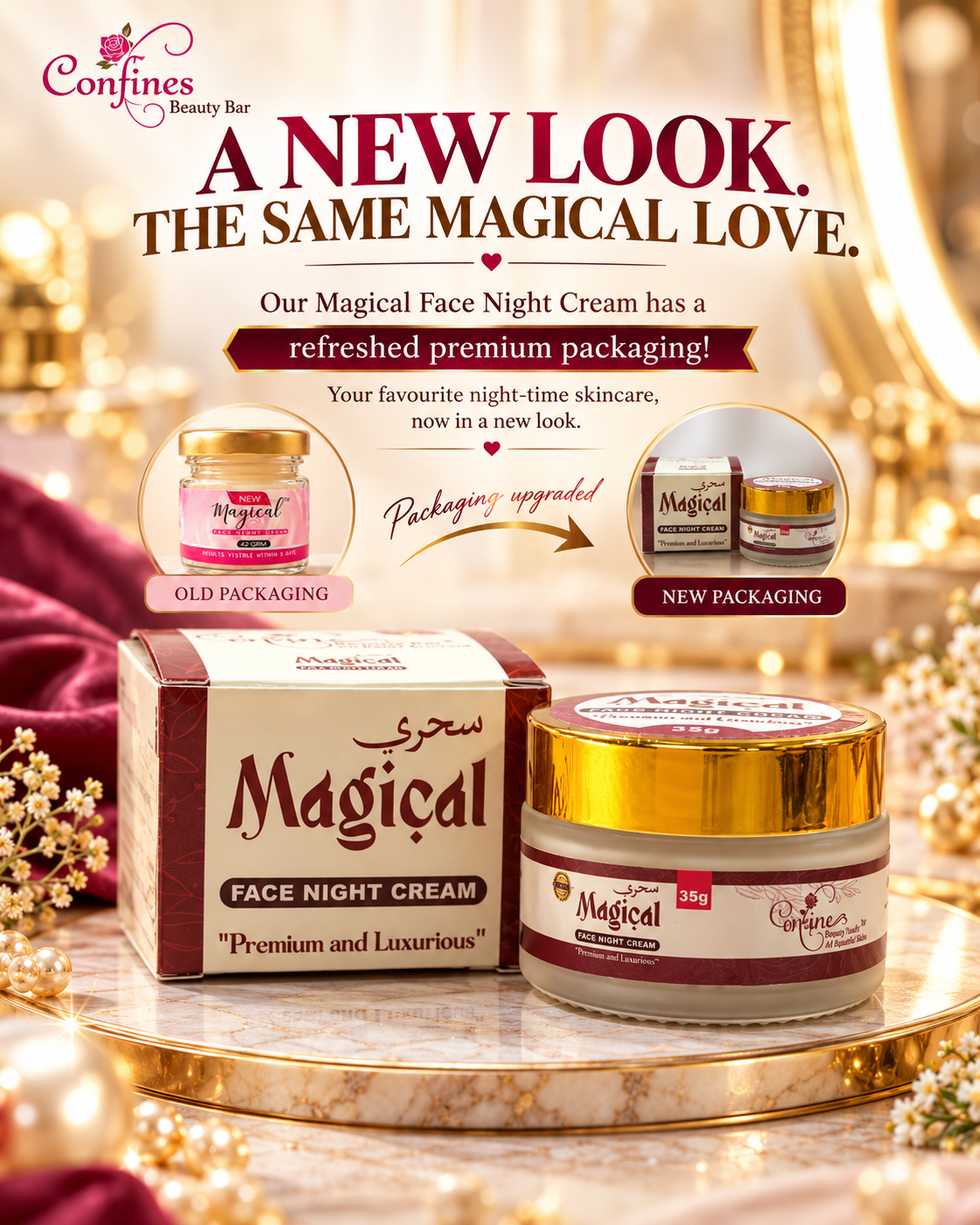 Magical Face Night Cream - Upgraded