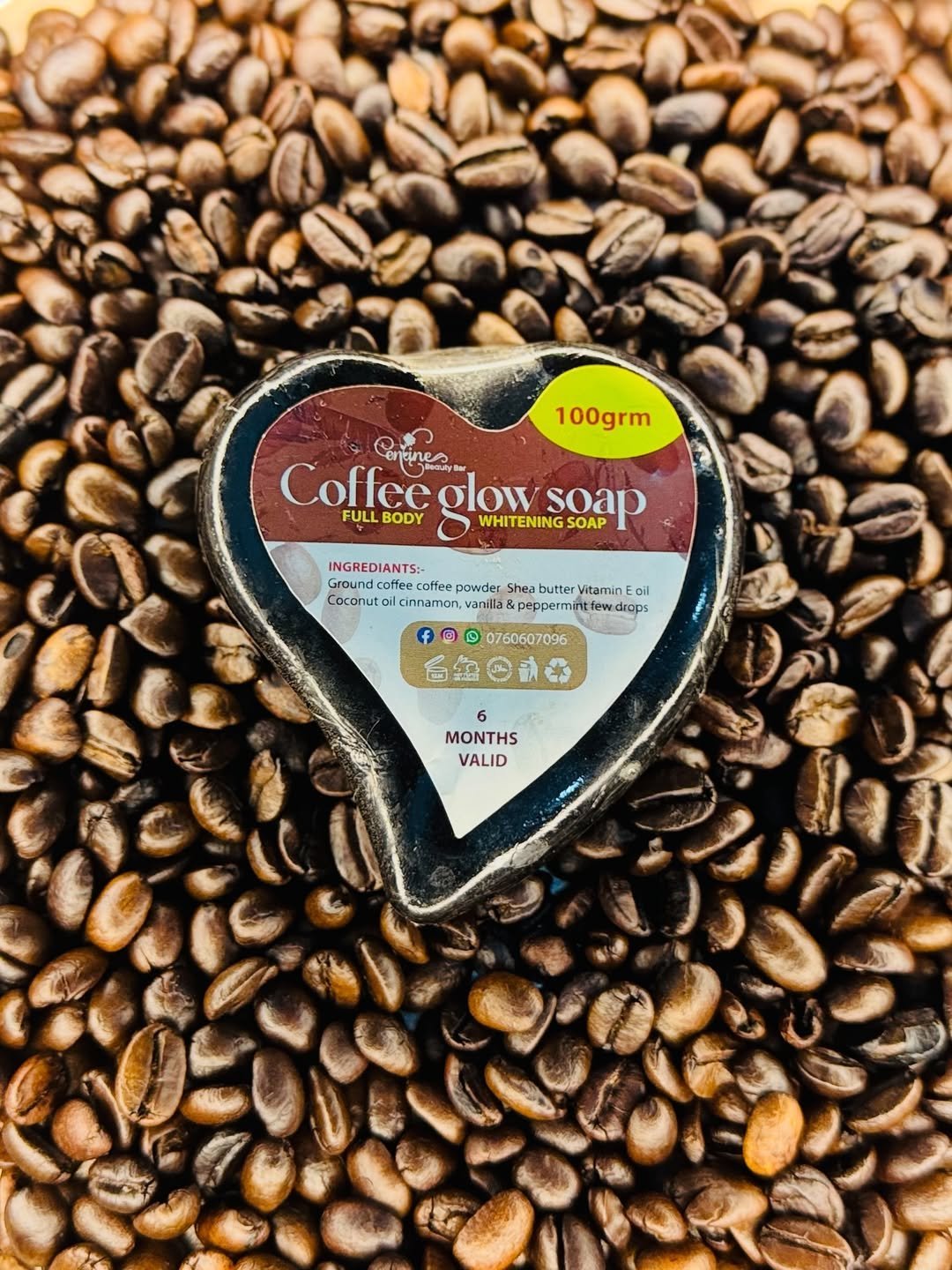 Bridal Coffee Glow Soap - Stress Buster - Image 2
